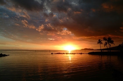 Golden Hawaii Sunset #36839